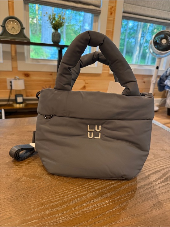 lululemon athletica Handbags - lululemon athletica Padded Mini Tote in Charcoal Gray